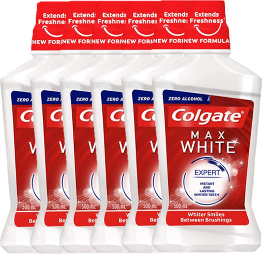 Colgate Max White Mondwater - 6 x 500 ml