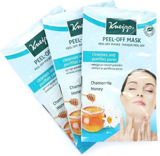 Kneipp Peel-Off Masker - Chamomile Honey (3 sets van 2 maskers)