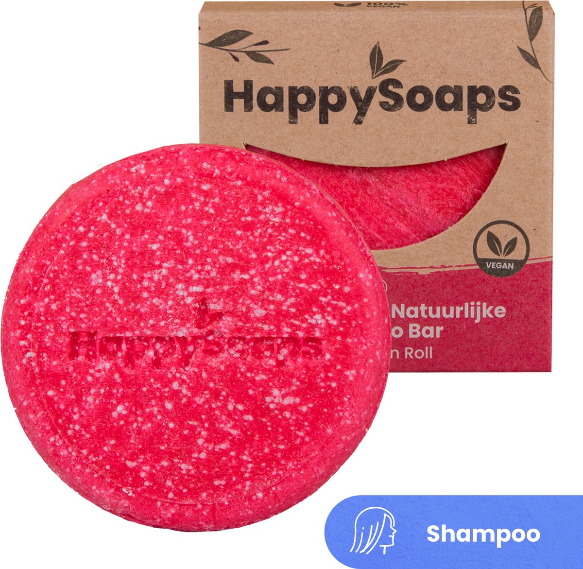 HappySoaps Shampoo Bar - Aloë You Vera Much - Beschadigd, Normaal en Vet Haar - 100% Plasticvrij, Natuurlijk en Vegan - 70gr