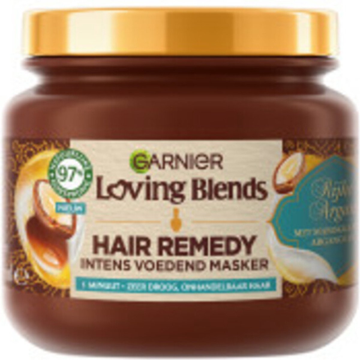 Garnier Loving Blends Hair Remedy Masker - Rijke Argan - 340 ml