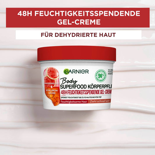 Garnier Body Gel-crème Body Superfood Watermeloen, 380 ml