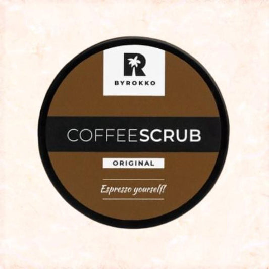 BYROKKO - Coffee scrub - Goed voor littekens, cellulitis, striae, puistjes (210 ML)