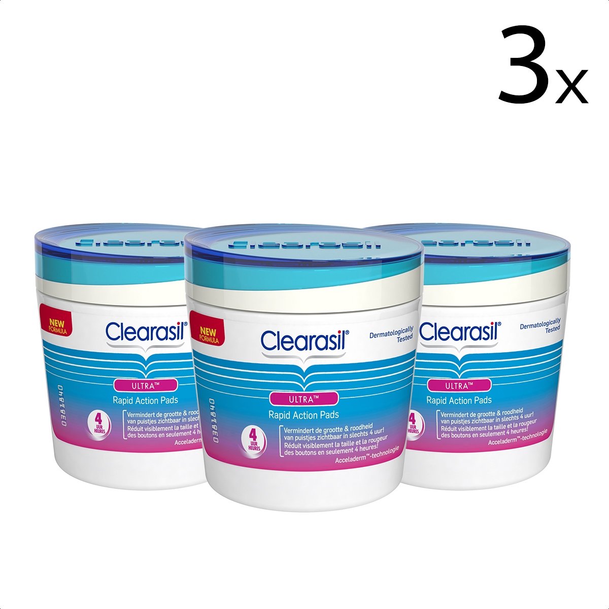 Clearasil - Daily Clear - 3in1 Wash - Reinigingslotion - 2 x 150 ml