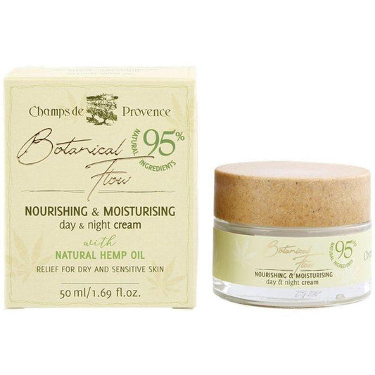 Botanical flow - Champs de Provence - 95%  natuurlijke ingredienten - dagcrème - nachtcrème - dag en nacht crème