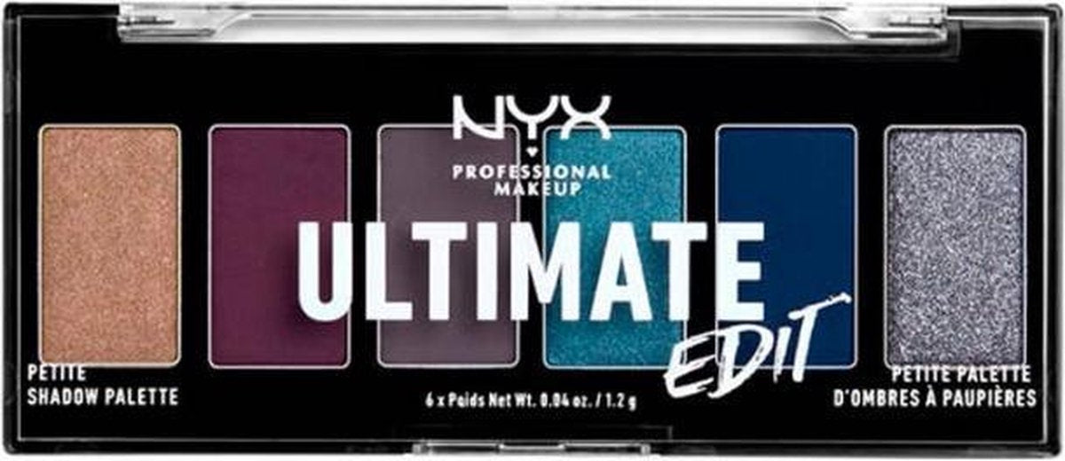NYX Ultimate Edit Petite Shadow Palette oogschaduw Ash