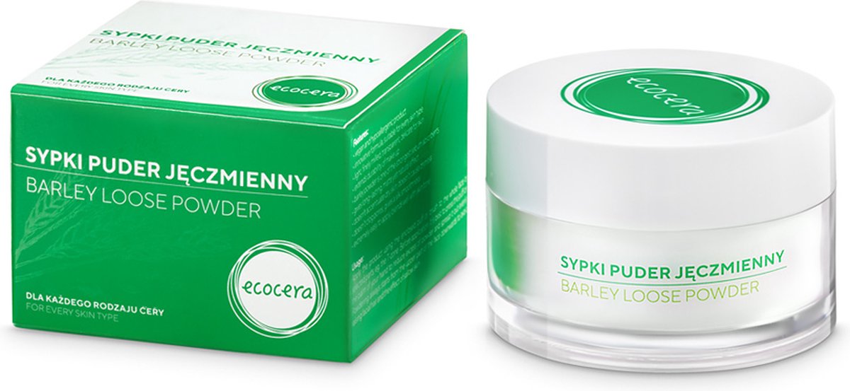 ECOCERA - Bamboe Poeder - Setting powder Make Up - Gezichts Poeder - Vegan - Parabenen vrij  - 8g