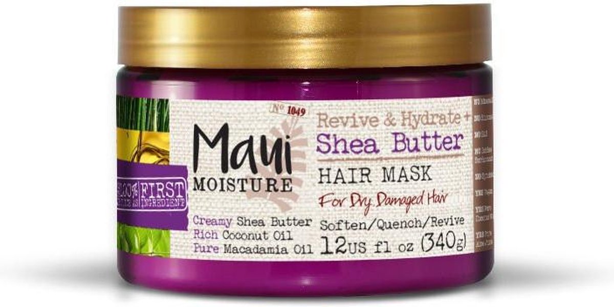 Revitaliserend Masker Maui Shea Boter (340 g)