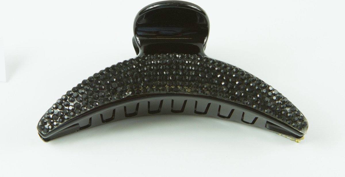 Haarklem breed zwart