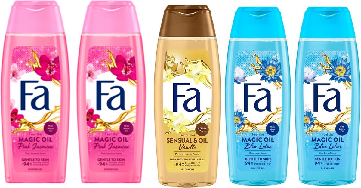Fa Douchegel - Magic Oil - Pakket
