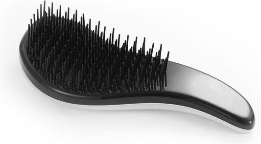 Detangler brush zwart - Anti klit haar borstel - Anti klit haarborstel - Brush borstel - Anti klit borstel Professionele haar borstel - Kappers borstel - Antiklit borstel - Borstel anti klit - Hoofdhuid verzorging borstel - Tangle teezer - Kinderen