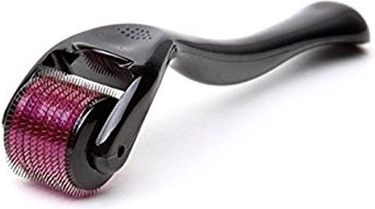 Dermaroller for Hair Loss - 540 titanium micronaalden, 0,75 mm, derma-roller, kogelverzorging, gezicht, rimpels, haarverlies, elastisch, markeringen, naaldinjectie, set, doos,
