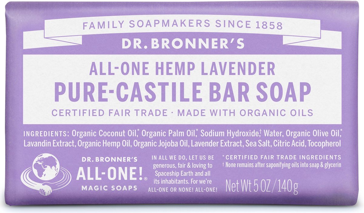 Dr. Bronner Block                        - lavender