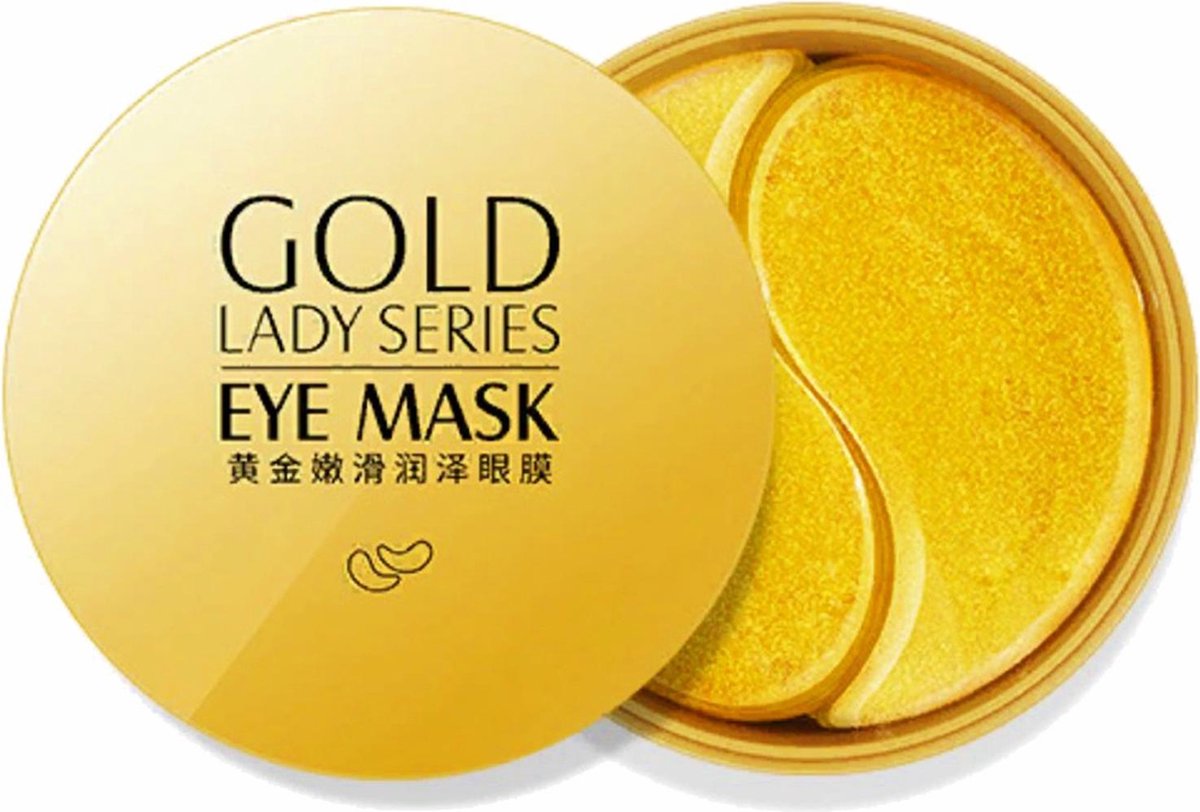 IMAGES Collageen Oogmasker - 24K Goud Oog Masker Patch - 60 Stuks (30 Paar) - Wallen En Donkere Kringen Wegwerken - Anti Age