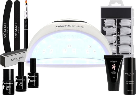 Méanail - Polygel - Starterspakket - Uv Lamp Led 48W – Tube Polygel 45gr - accessoires