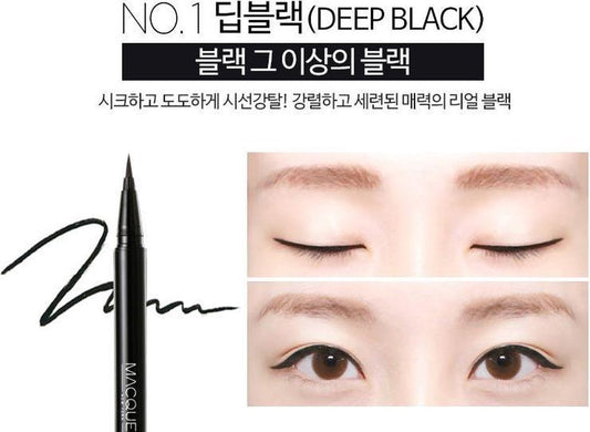 Macqueen - Waterproof Pen Eyeliner - zwart