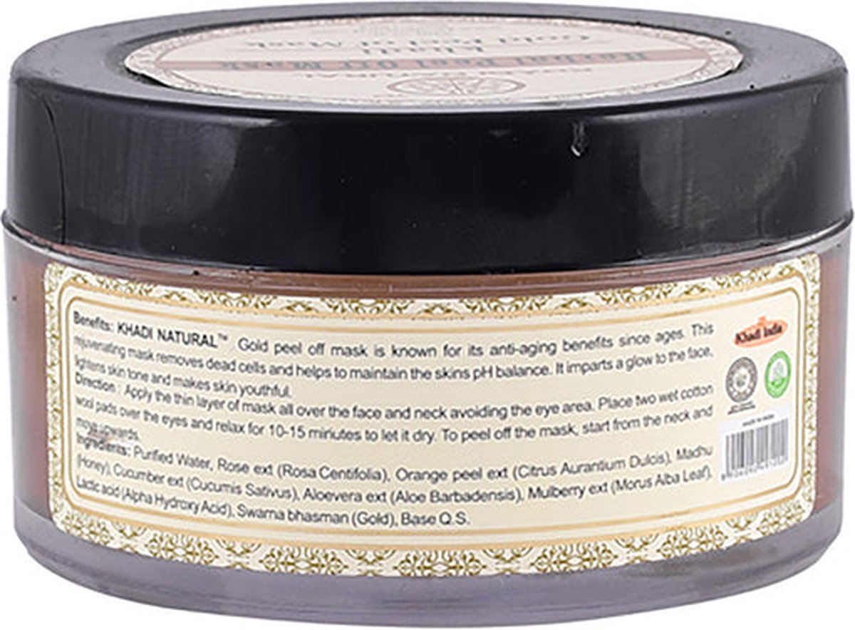 Khadi Natural - Gold Peel Off Mask - 50 g