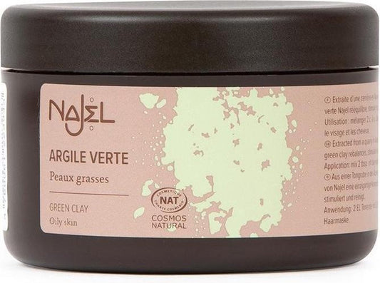 Gezichtsmasker Masker Gezicht Verzorgend Masker Vrouwen Groene Kleipoeder 150g Najel Aleppo