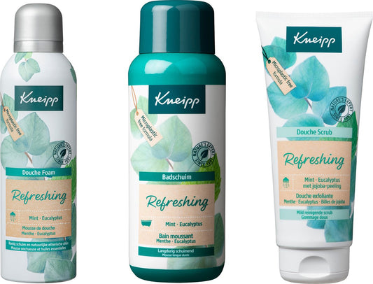 Kneipp Refreshing Douche, Scrub & Bad | Cadeauset