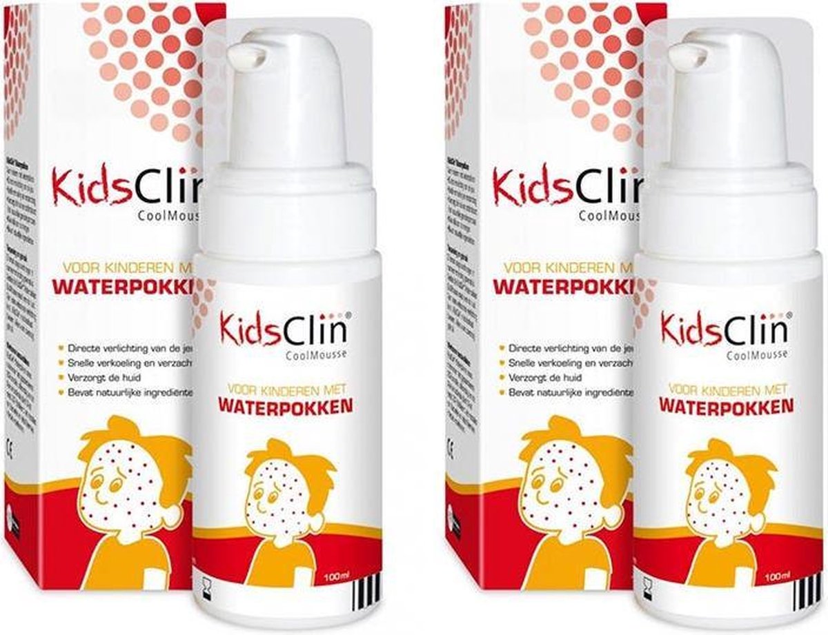 KidsClin Waterpokkenschuim 2x100ml