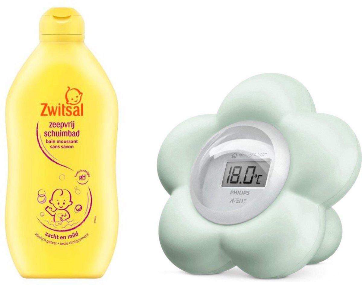 Avent Thermometer & Zwitsal | Cadeauset