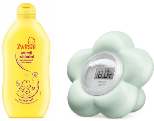 Avent Thermometer & Zwitsal | Cadeauset