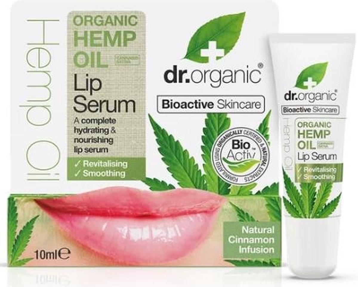 Dr. Organic Hemp Oil Lip Serum 10ml