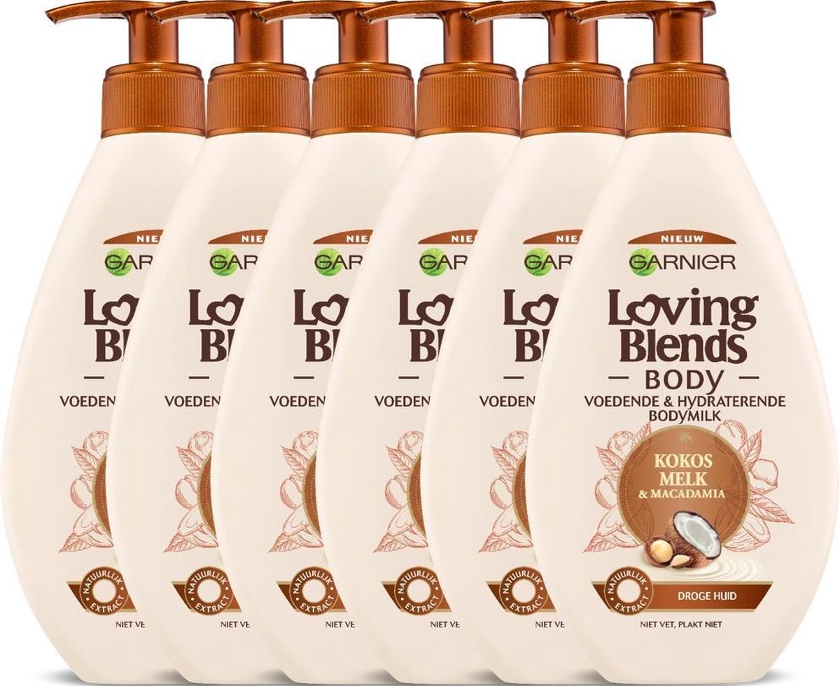 Garnier Loving Blends Body - Kokosmelk & Macadamia Bodymilk - 250 ml