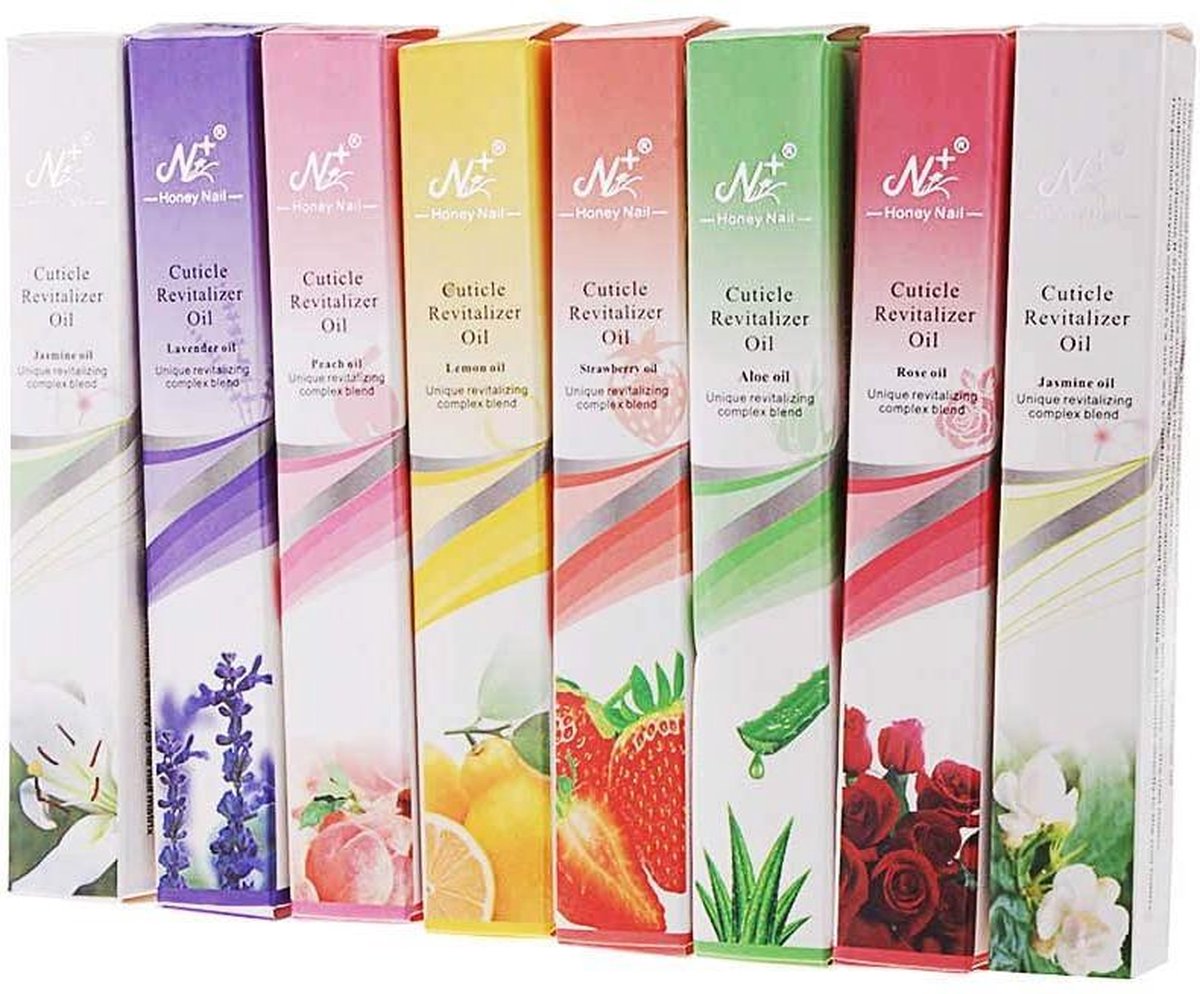 Anself - nagelriemolie - Revitaliserende Nagelriemolie Pen - Nagelriem Verzorging Olie - Nagel Riem Cuticle Therapy Oil - 8 Stuks