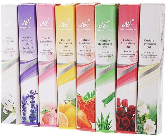 Anself - nagelriemolie - Revitaliserende Nagelriemolie Pen - Nagelriem Verzorging Olie - Nagel Riem Cuticle Therapy Oil - 8 Stuks