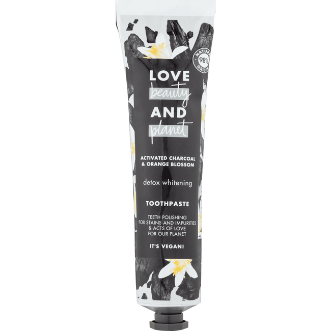 Activated Charcoal & Orange Blossom Detox Whitening Tandpasta