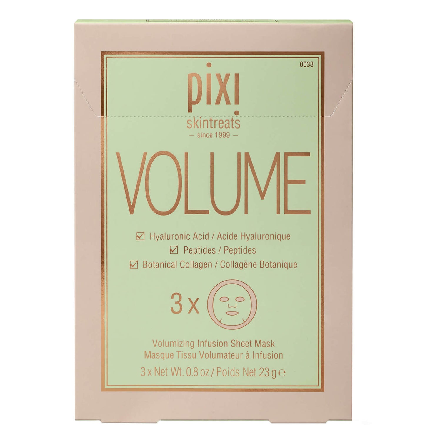 PIXI VOLUME Collagen Boost Sheet Mask (Pack of 3)