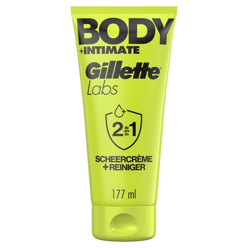 GilletteLabs Body + Intimate Bodycrème & Cleanser 177 ML