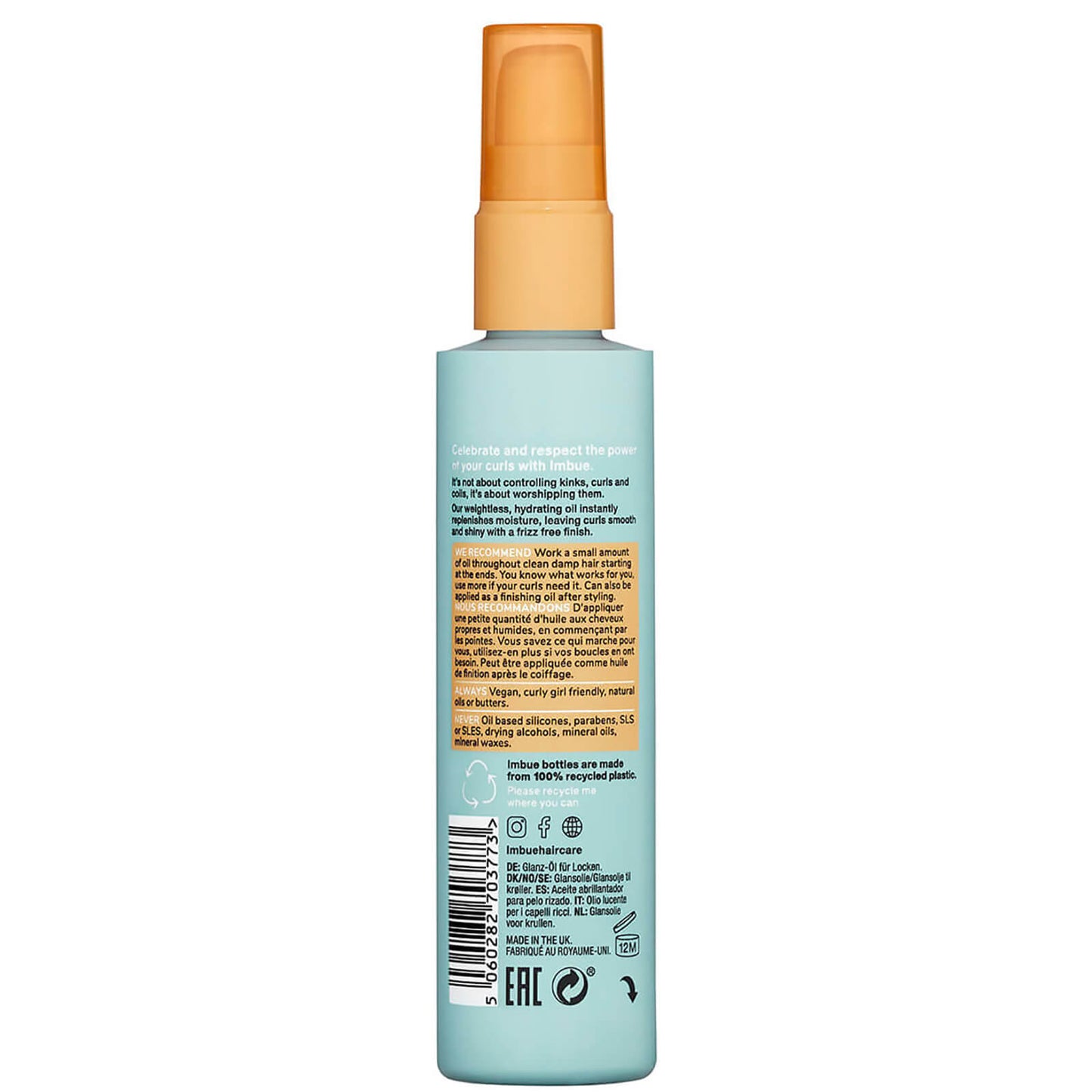 IMBUE. Curl Energising Hydration