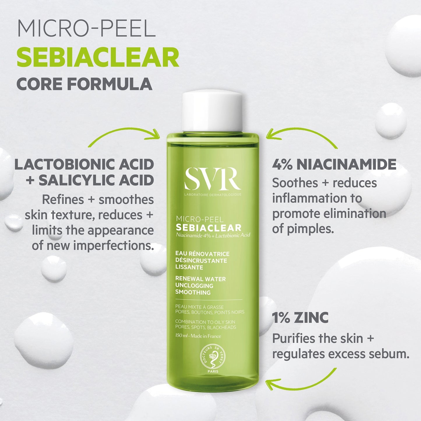 SVR Sebiaclear Micro-Peel 150ml