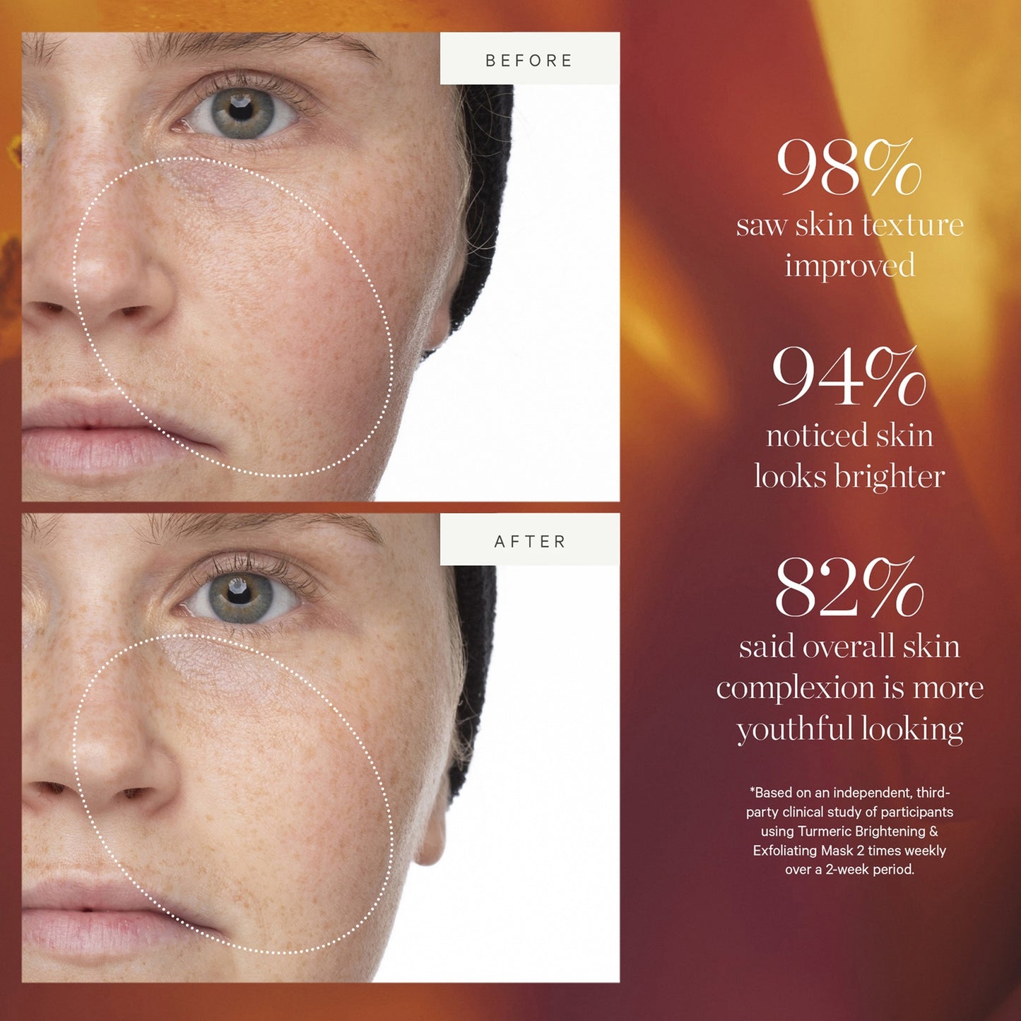 KORA Organics Turmeric Brightening & Exfoliating Mask (2-in-1)