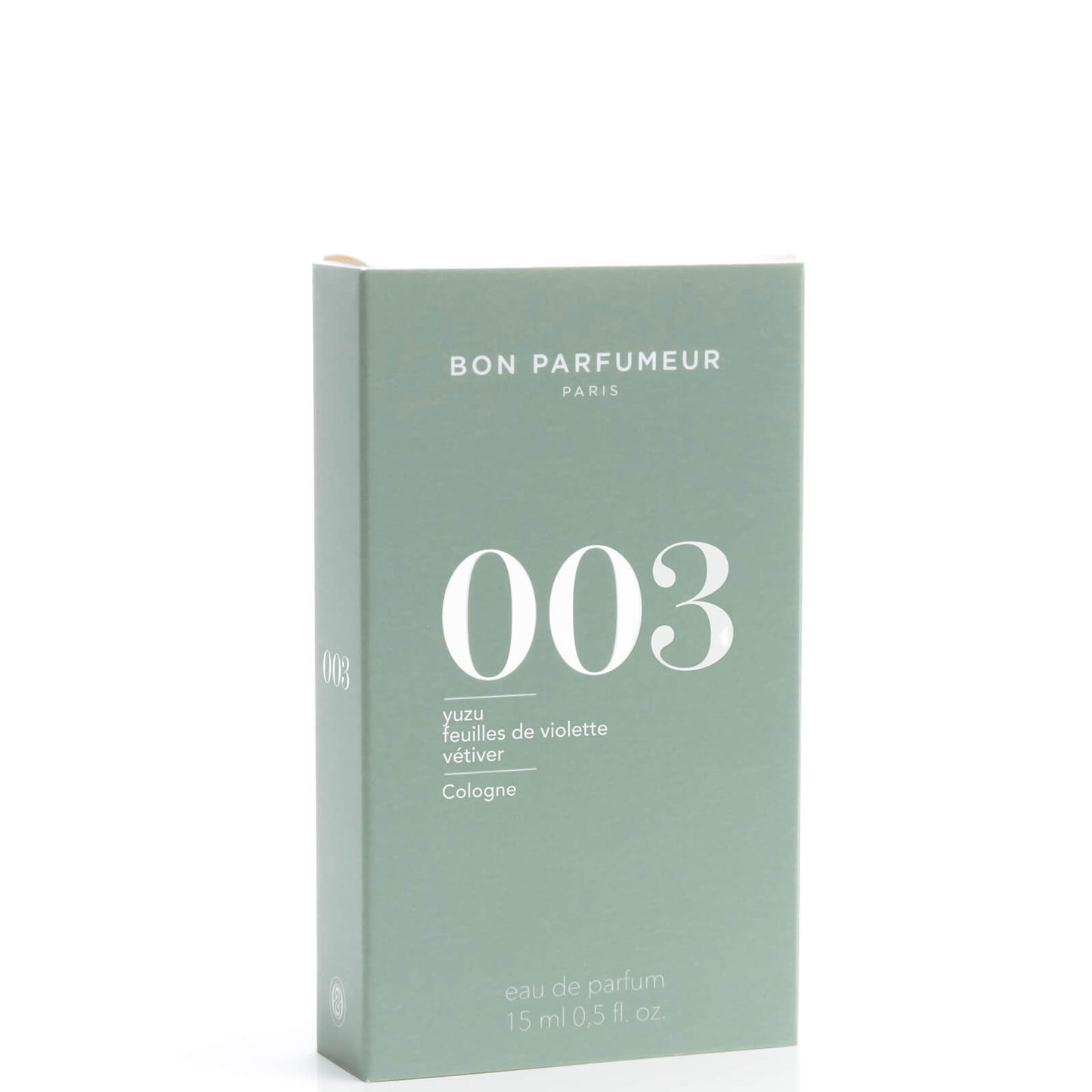Bon Parfumeur 003 Yuzu Violet Leaves Vetiver Eau de Parfum - 30ml