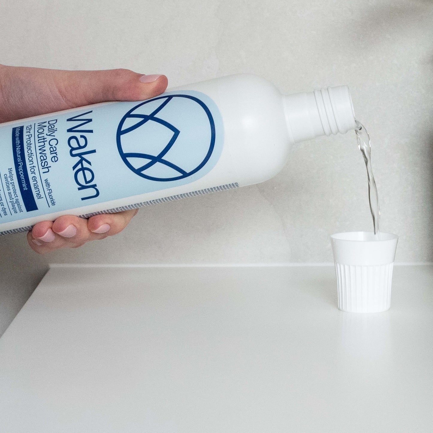 Waken Mouthwash Peppermint 500ml