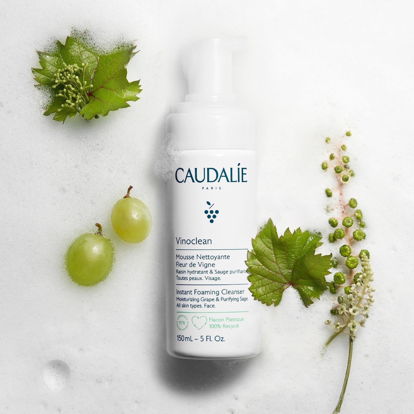 Caudalie Vinoclean Instant Foaming Cleanser 150ml