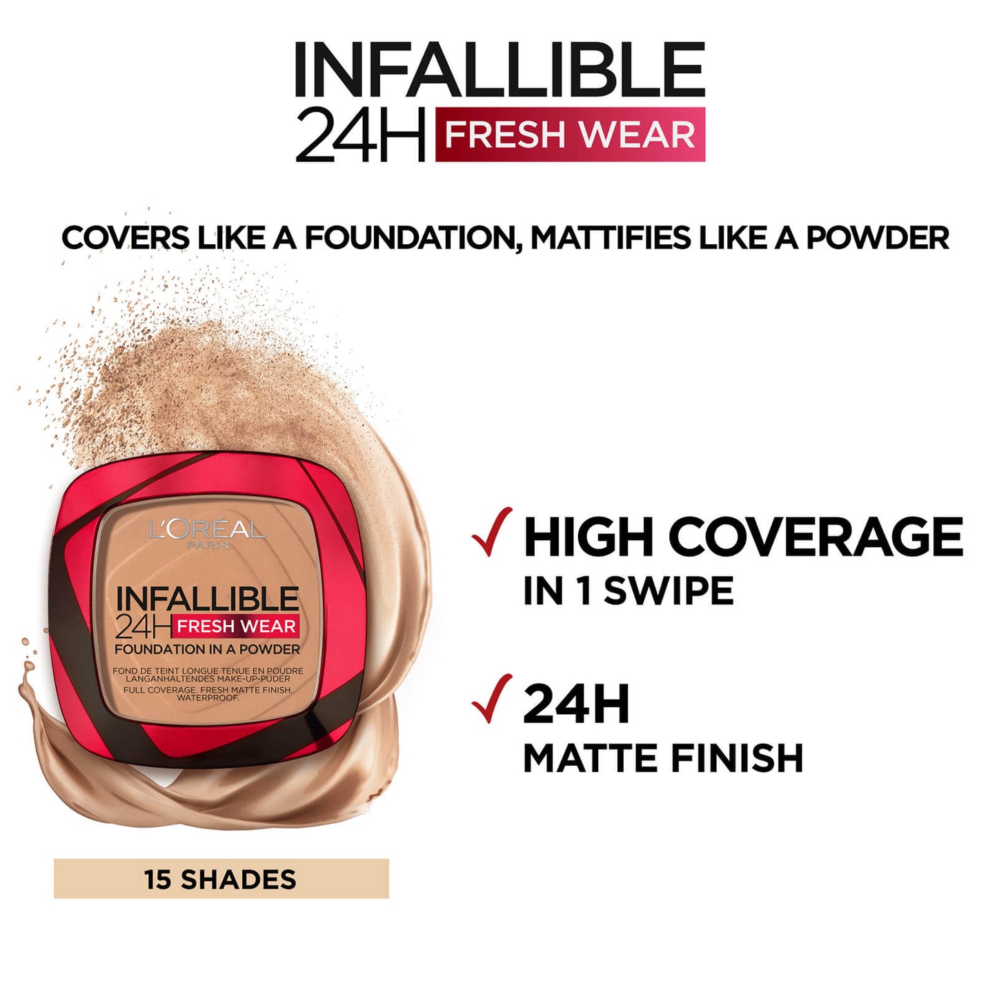 Infaillible 24H Fresh Wear Powder Foundation