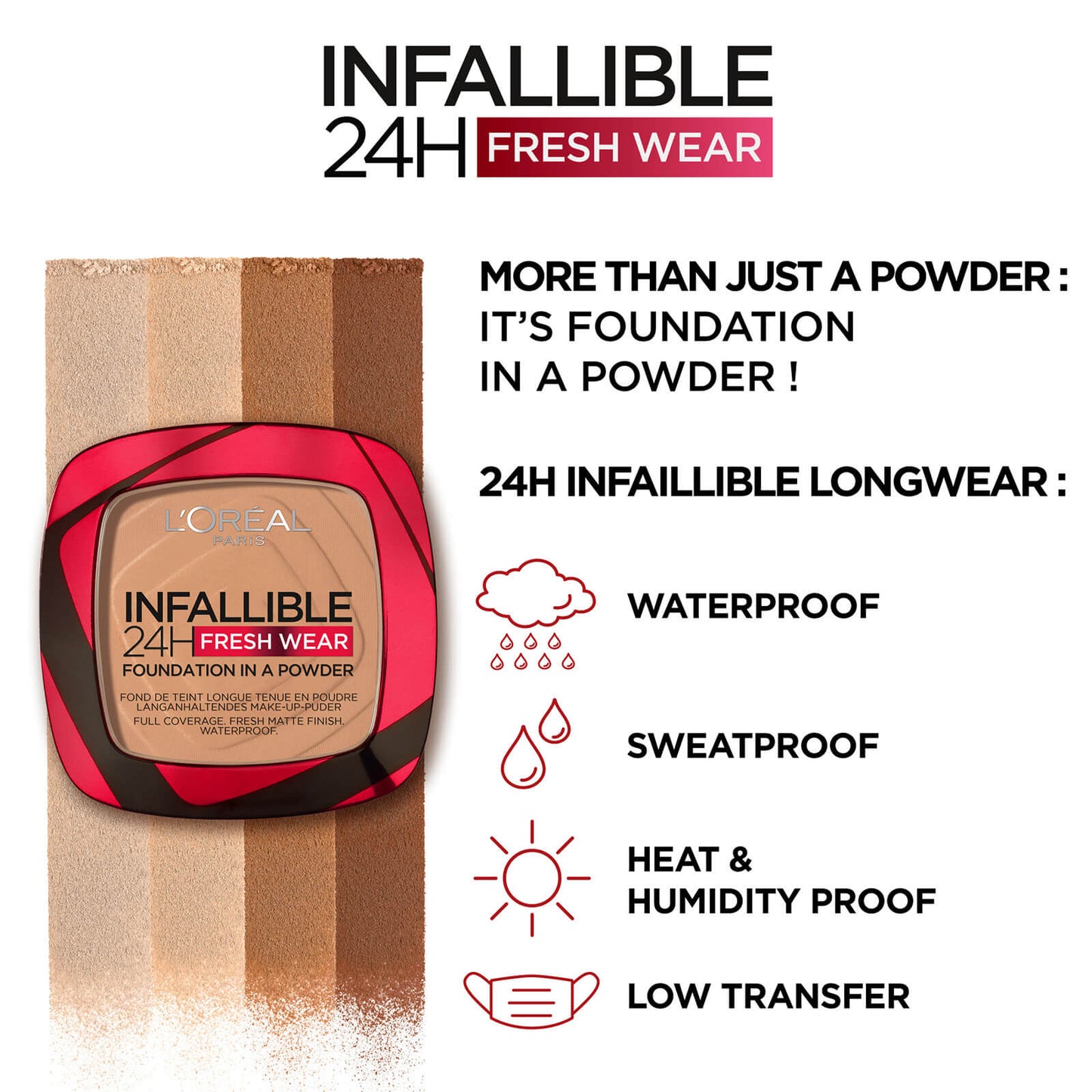 Infaillible 24H Fresh Wear Powder Foundation