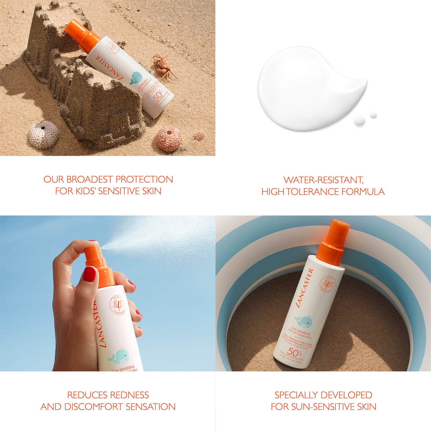 Lancaster Sun Care Kids Water Resistant Milky Spray SPF50