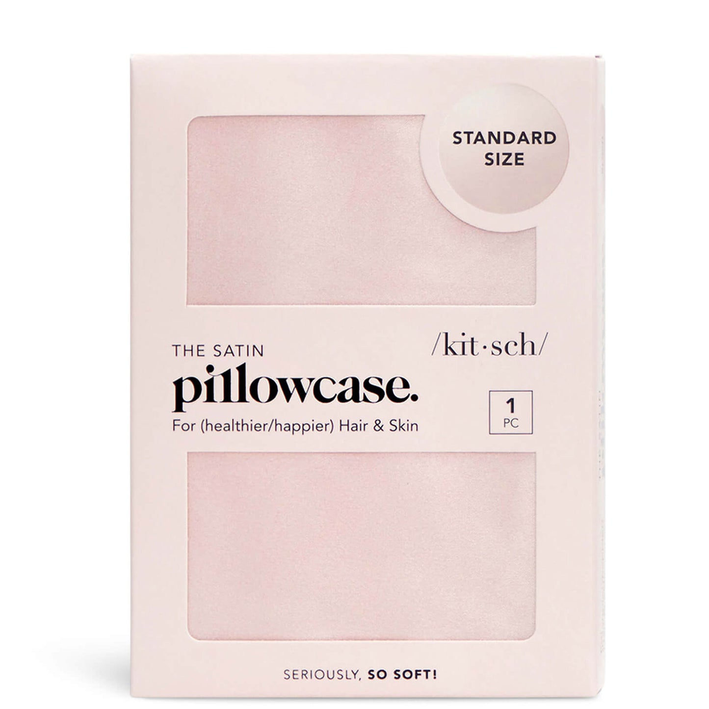 Kitsch Satin Pillowcase (Various Colours) - Blush
