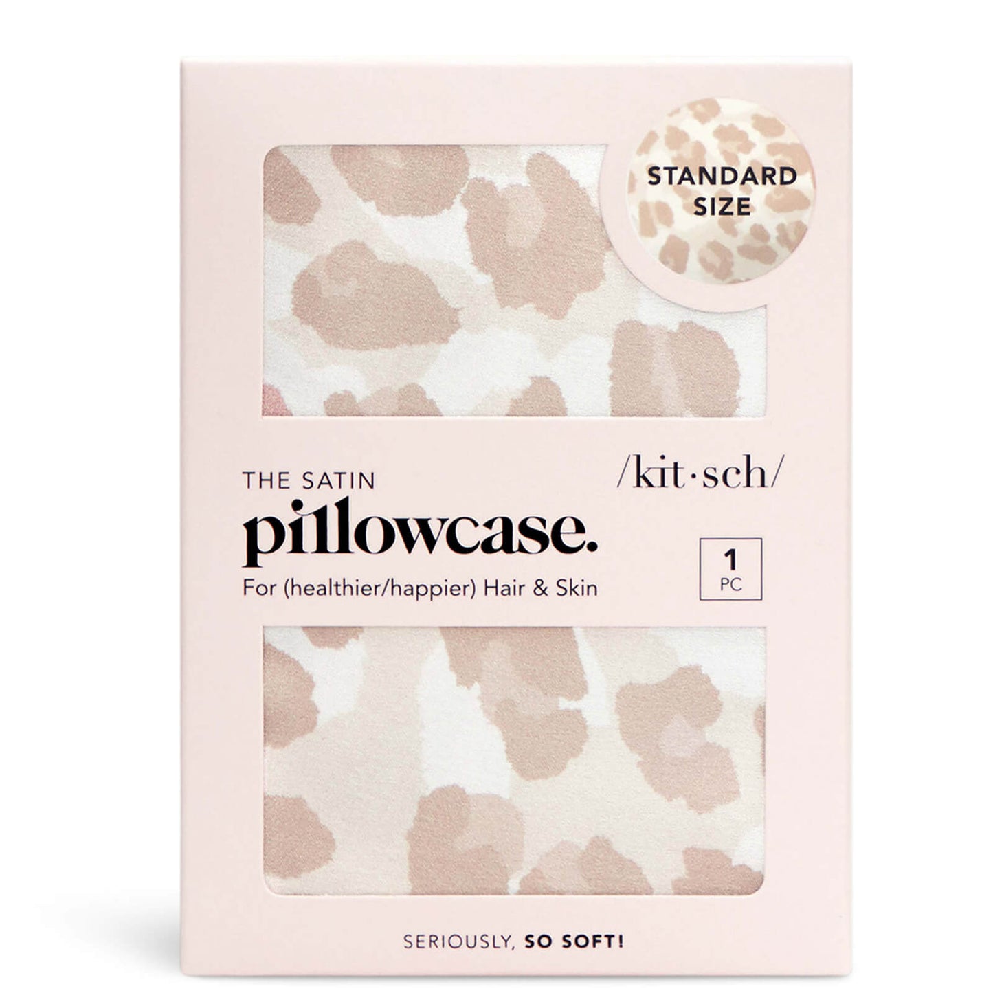 Kitsch Satin Pillowcase (Various Colours) - Blush