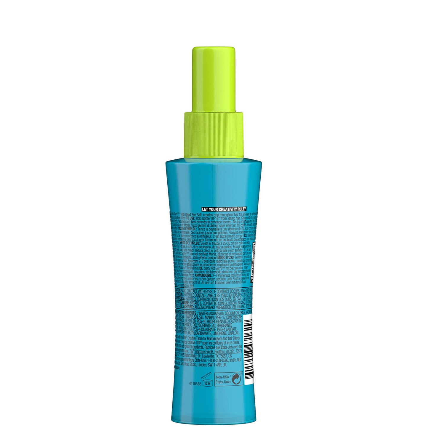 TIGI Bed Head Salty Not Sorry Texturising Salt Spray for Natural Undone Hairstyles 100ml
