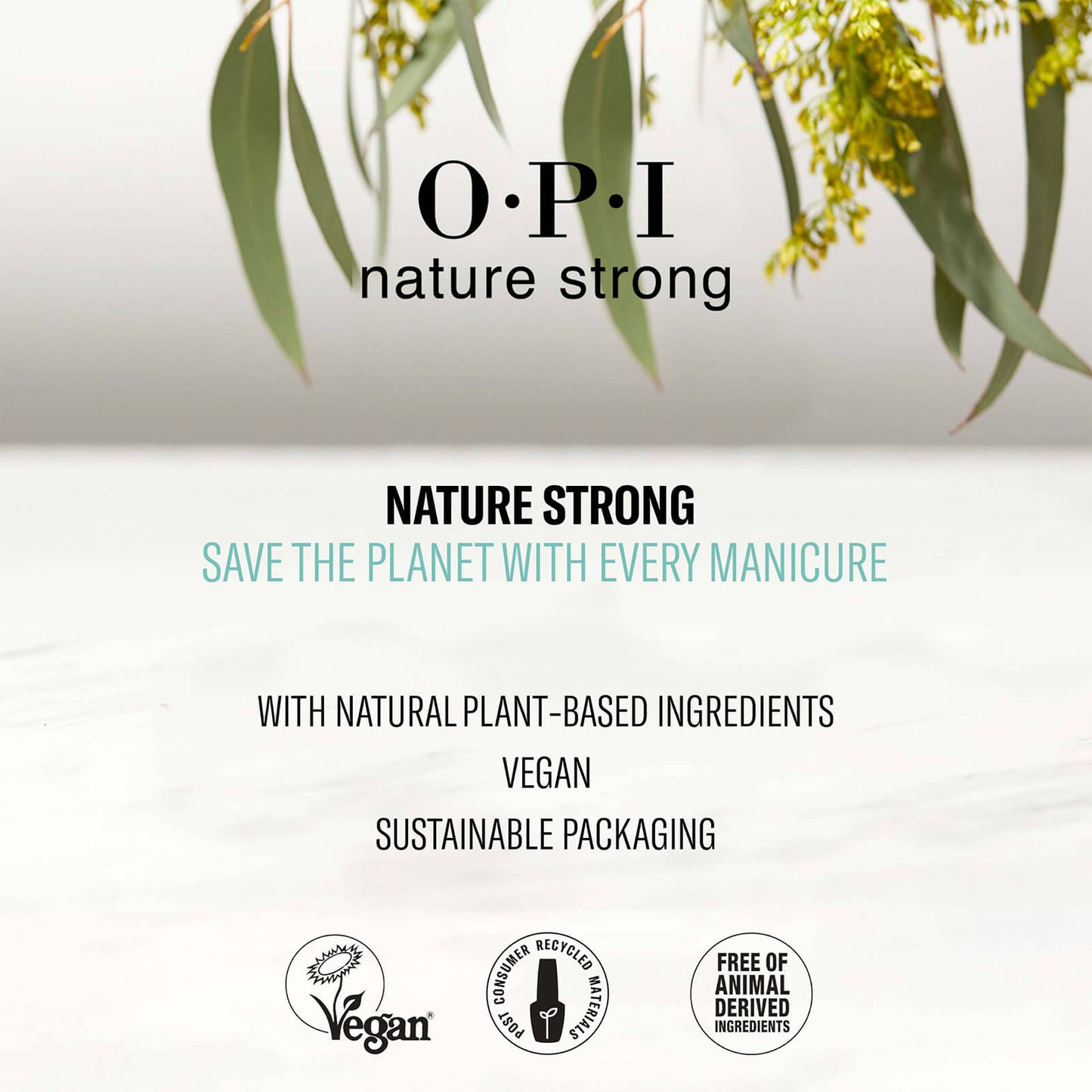 OPI Nature Strong Natuurlijke Vegan Nagellak 15ml (Diverse tinten) - Cactus What You Preach