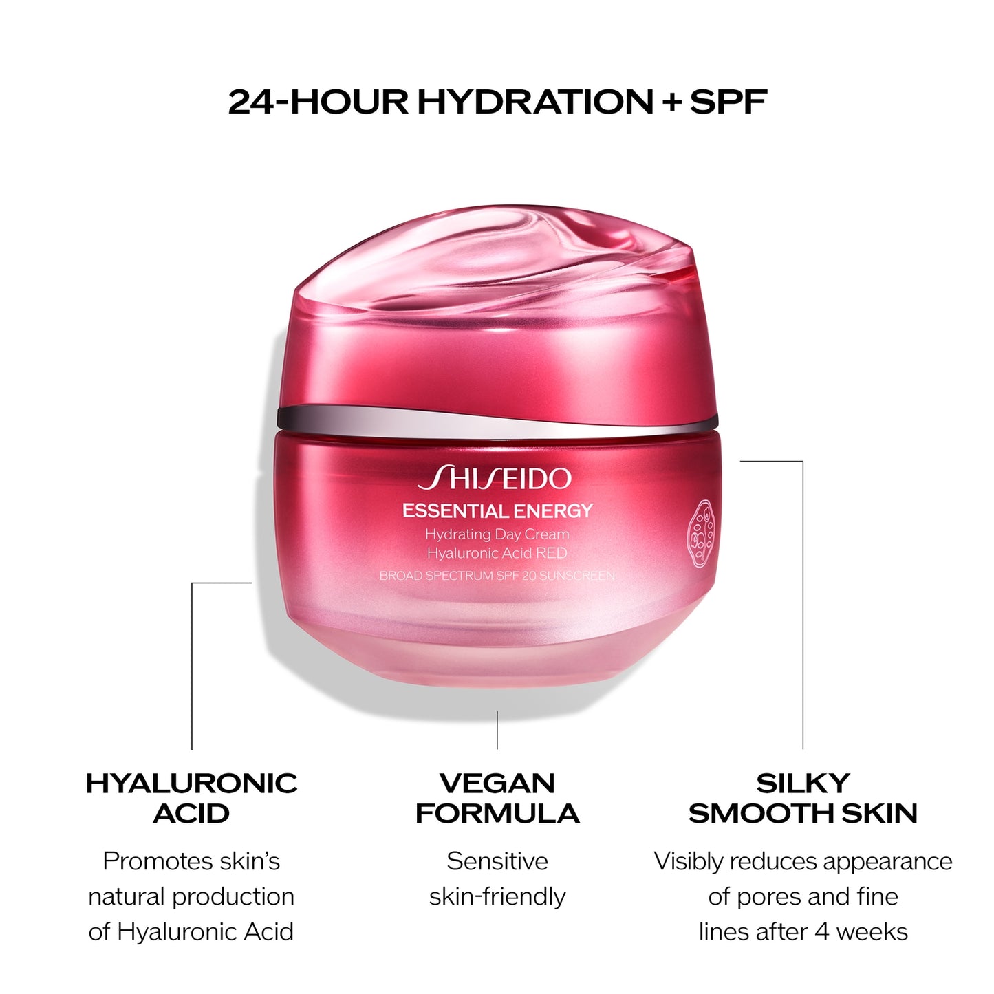 Shiseido Exclusive Essential Energy Hydraterende Dagcrème SPF20 Navulling 50 ml