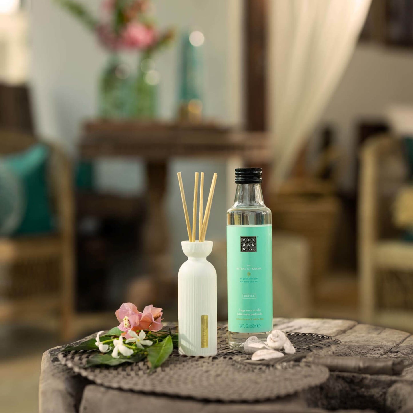 Rituals The Ritual of Karma Delicately Sweet Lotus & White Tea Reed Diffuser Refill 250ml