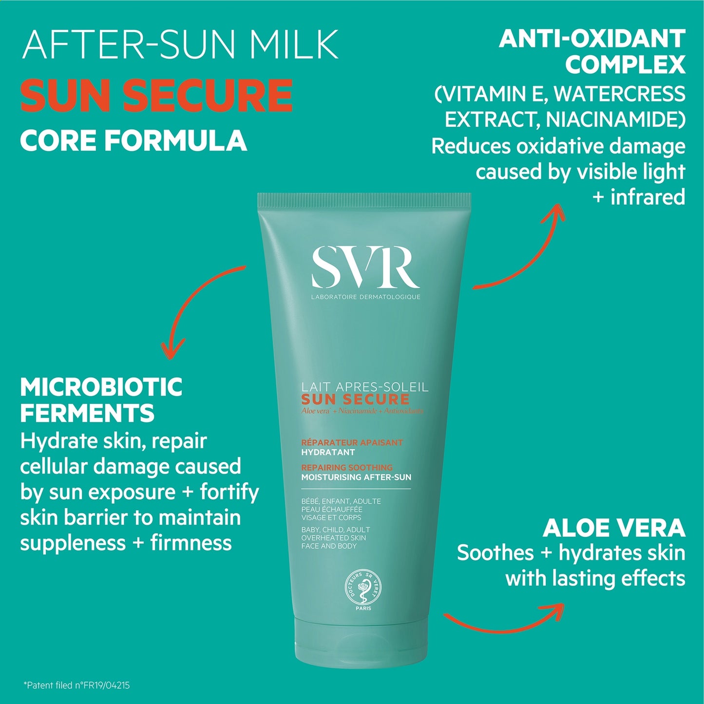 SVR Sun Secure After-Sun Milk 200ml