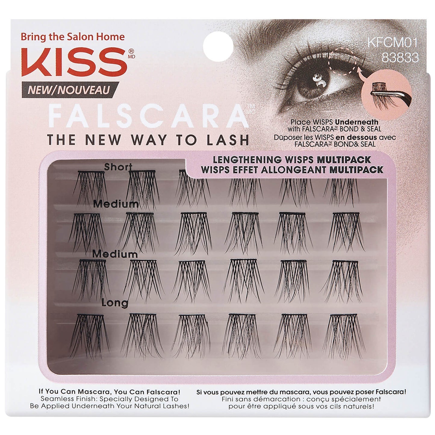 Kiss Falscara Eyelash Wisp Multi - 03-Extra Drama