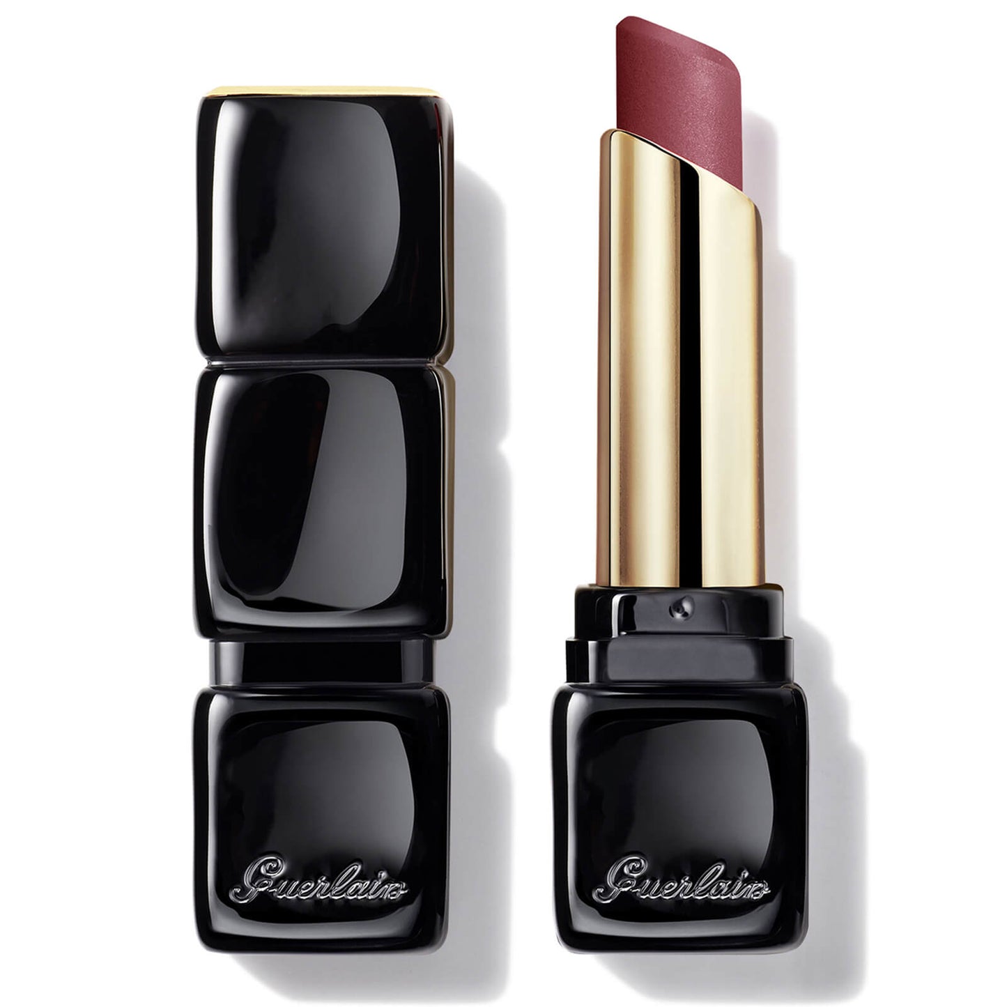 GUERLAIN Kisskiss Tender Matte 16 Hour Comfort Lightweight Luminous Matte Lipstick 2.8g (Various Shades) - 214 Romantic Nude